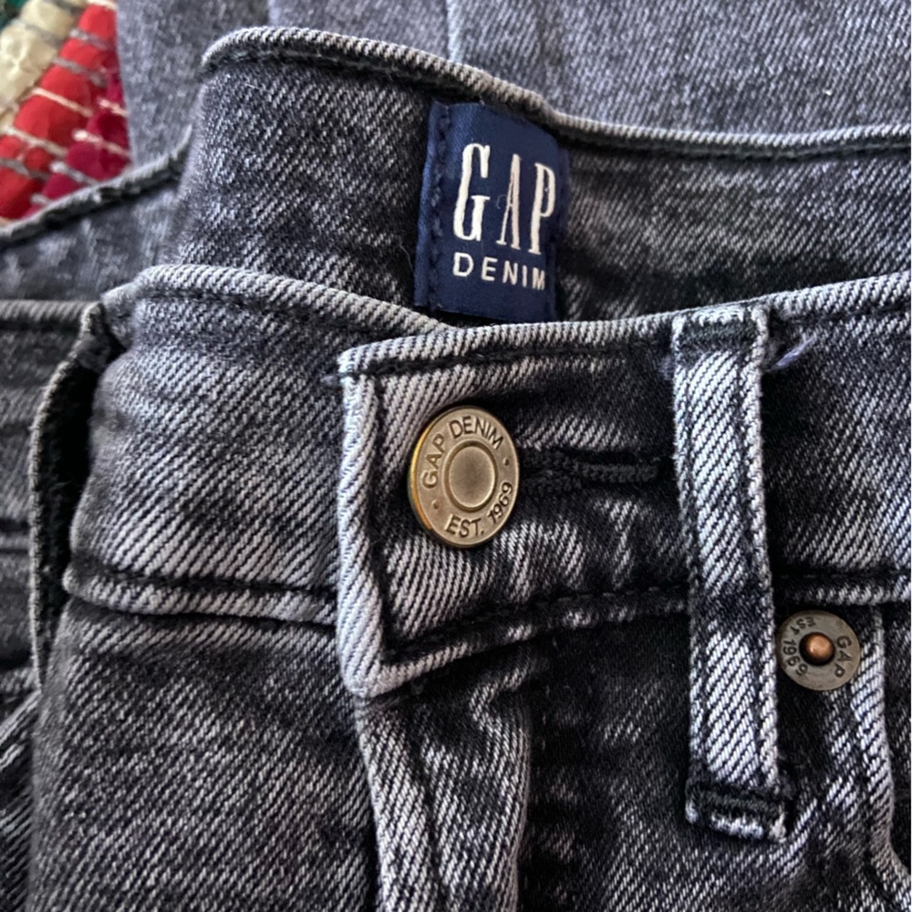 Gap Denim Cigarette Black Jeans - Picture 3 of 6